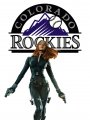 Colorado Rockies Black Widow iron on transfers