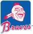 Atlanta Braves Primary Logo  Decals Stickers