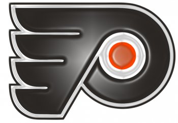 philadelphia flyers 2000-pres primary plastic effect logo decal sticker