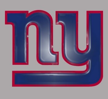 new york giants 2000-pres primary plastic effect logo decal sticker