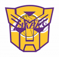 Autobots Los Angeles Lakers logo iron on transfers