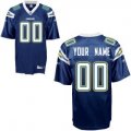 San Diego Chargers Custom Letter and Number Kits For Team Color Jersey