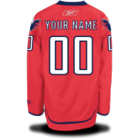 Washington Capitals Custom Letter and Number Kits for Home Jersey