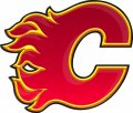 calgary flames crystal logo iron on stickers