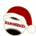 Arizona Diamondbacks Baseball Christmas hat iron on transfer