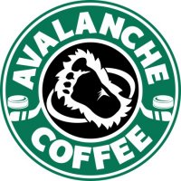 colorado avalanche starbucks coffee logo iron on transfer