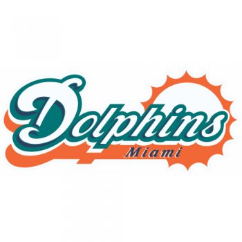 Miami Dolphins Script Logo  Iron-on Stickers (Heat Transfers) version 1