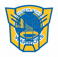 Autobots Golden State Warriors logo iron on transfers