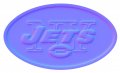 new york jets 1998-pres primary colorful embossed logo decal sticker