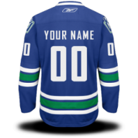 Vancouver Canucks Custom Letter and Number Kits for Third Jersey