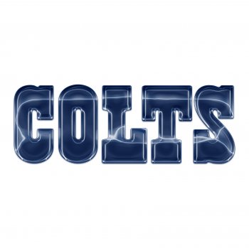 indianapolis colts crystal logo decal sticker