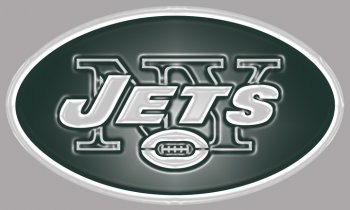 new york jets 1998-pres primary plastic effect logo decal sticker