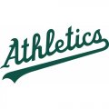 Oakland Athletics Script Logo  Decals Stickers