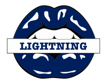 tampa bay lightning script logo iron on transfers