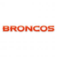 denver broncos crystal logo decal sticker