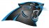 carolina panthers 2012-pres primary plastic effect logo decal sticker