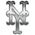 New York Mets silver logo iron on transfer