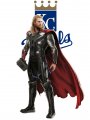 Kansas City Royals Thor iron on transfers