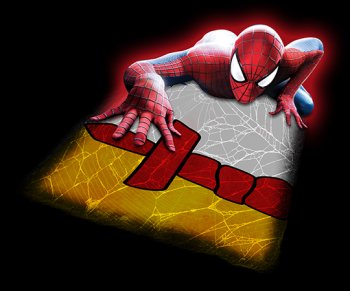 spiderman Nunavut Flag decal sticker