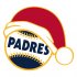 San Diego Padres Baseball Christmas hat iron on transfer