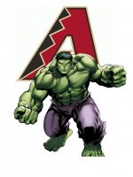 Arizona Diamondbacks Hulk iron on transfers