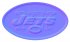 new york jets 1998-pres primary colorful embossed logo decal sticker