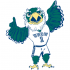 1998-Pres NC-Wilmington Seahawks Mascot Logo Decals Stickers