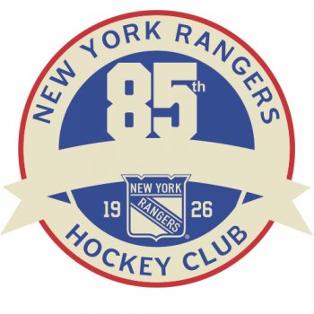 New York Rangers Anniversary Logo  Decals Stickers version 1