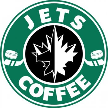 winnipeg jets starbucks coffee logo iron on transfer