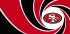 007 San Francisco 49ers logo decal sticker