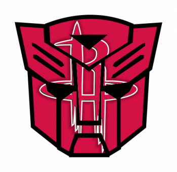 Autobots Houston Rockets logo iron on transfers