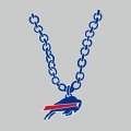 Buffalo Bills necklace logo iron on transfer