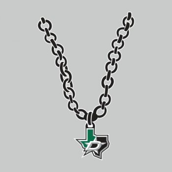 Dallas Stars necklace logo decal sticker