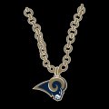 Los Angeles Rams necklace logo iron on transfer