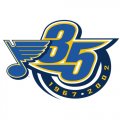 St. Louis Blues Anniversary Logo  Decals Stickers