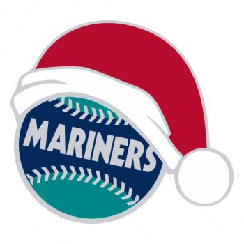 Seattle Mariners Baseball Christmas hat iron on transfer