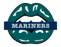 seattle mariners script logo iron on transfers