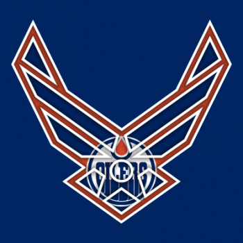 Airforce Edmonton Oilers Logo