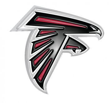 atlanta falcons 2003-pres primary plastic effect logo decal sticker