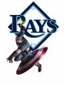 Tampa Bay Rays Captain America iron on transfers