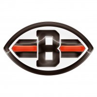 cleveland browns crystal logo decal sticker