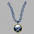 Buffalo Sabres necklace logo iron on transfer