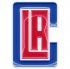 los angeles clippers crystal logo iron on sticker