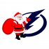 Tampa Bay Lightning Santa Claus Logo iron on transfer