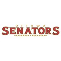 Ottawa Senators Script Logo  Iron-on Stickers (Heat Transfers) version 2