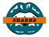 san jose sharks script logo iron on transfers