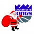 Sacramento Kings Santa Claus Logo iron on transfer