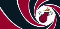 007 Miami Heat logo decal sticker