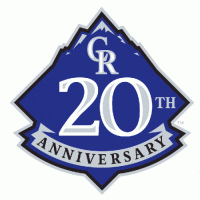 Colorado Rockies 2013 Anniversary Logo Iron-on Stickers (Heat Transfers)