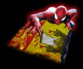 spiderman New Brunswick Flag decal sticker